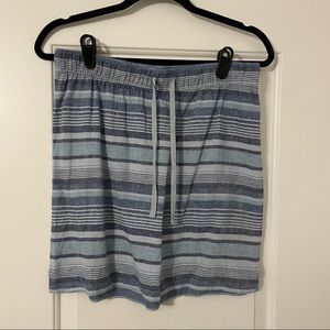 LOFT striped skirt